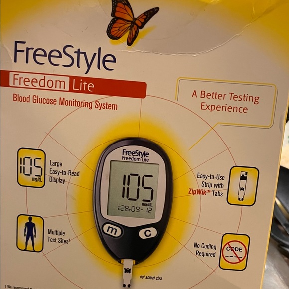 freestyle freedom lite Other Freestyle Freedom Lite Meter And Test Strips Poshmark